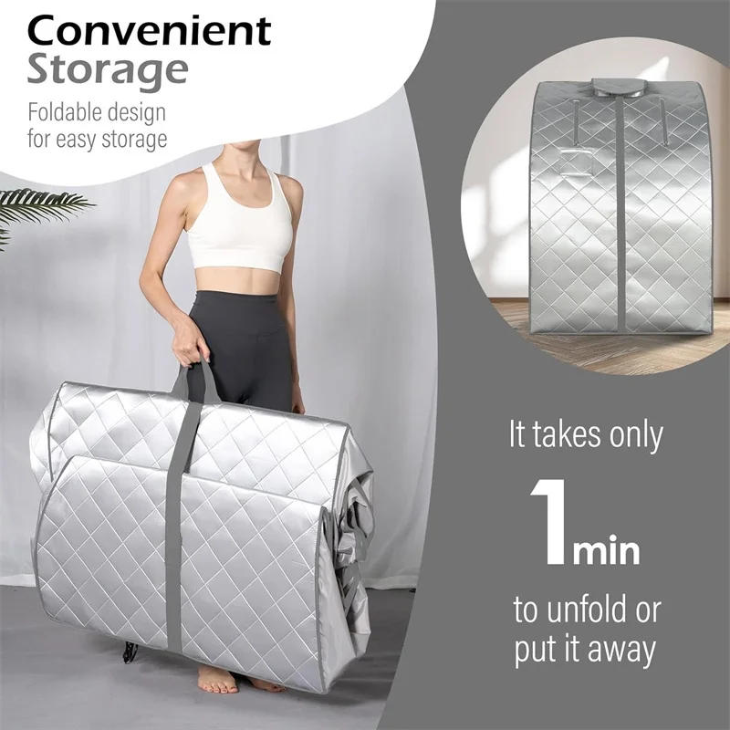 Description Picture 5 of itemWholesale Personal Infrared Sauna for Home, Portable Sauna Spa Tent for Relaxation Detox Home Spa