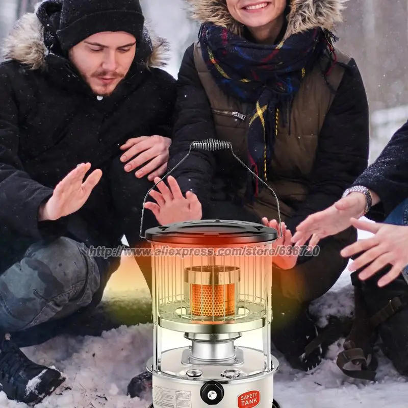 Description Picture 3 of item6L Kerosene Heater & Stove, 9000 BTU, Portable Kerosene Radiant Heater for Camping, Hunting, Cooking, Home, Garage.