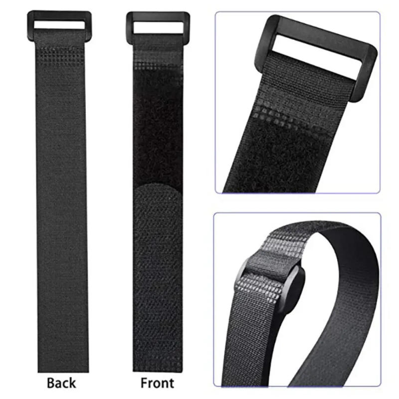 Description Picture 2 of item10PCS 20/30mm Width Nylon Reverse Buckle Strap Cable Ties Sewing Fastener Tape Self Adhesive Loop Tape Strap Sticky Line Finishi