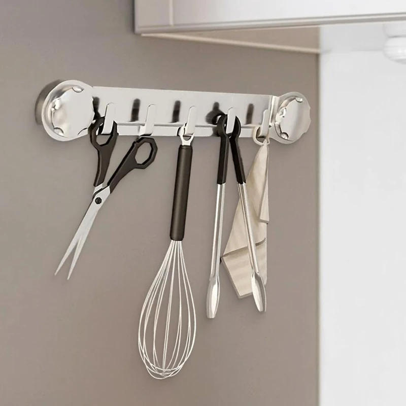 Description Picture 4 of itemMultifunctional Sucker Hook Towel Rack On Bathroom Wall Hat For Hanging Towels Towel Hat Rack Bathroom Hook