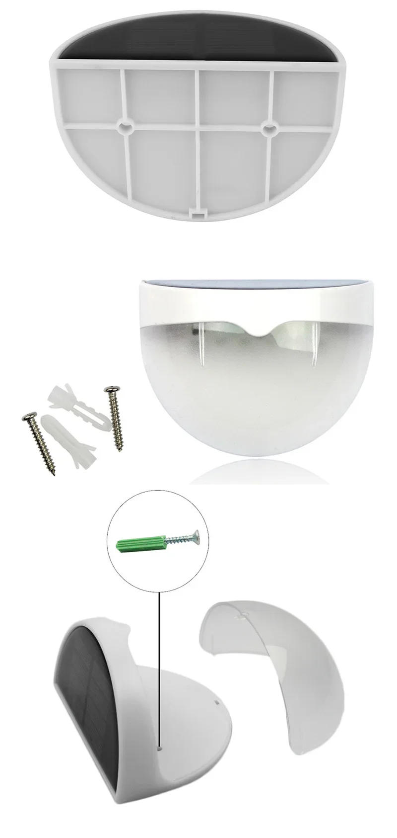 Description Picture 4 of itemSolar Led Lights Outdoor Solar Lamp 6LED Garden Light Waterproof Decorative Lamp For Garden Decoration Solar Lights