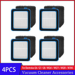 Washable Filter For Electrolux Q6 / Q7 / Q8 / WQ61 / WQ71 / WQ81 / W3N5 Emission Filter Fine Dust Filter Robot Vacuum Cleaner Pa