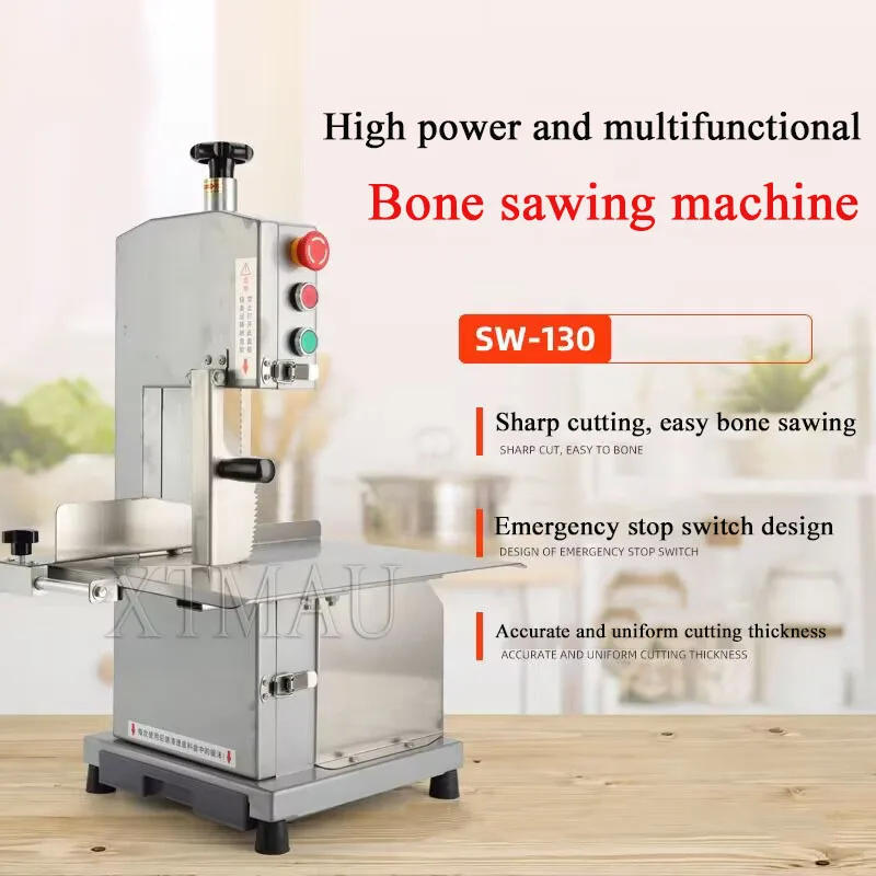 Description Picture 3 of itemElectric Bone Saw Cutting Machine Food Processor Commercial Desktop Electric Bone Saw Cutter Bone Cutter