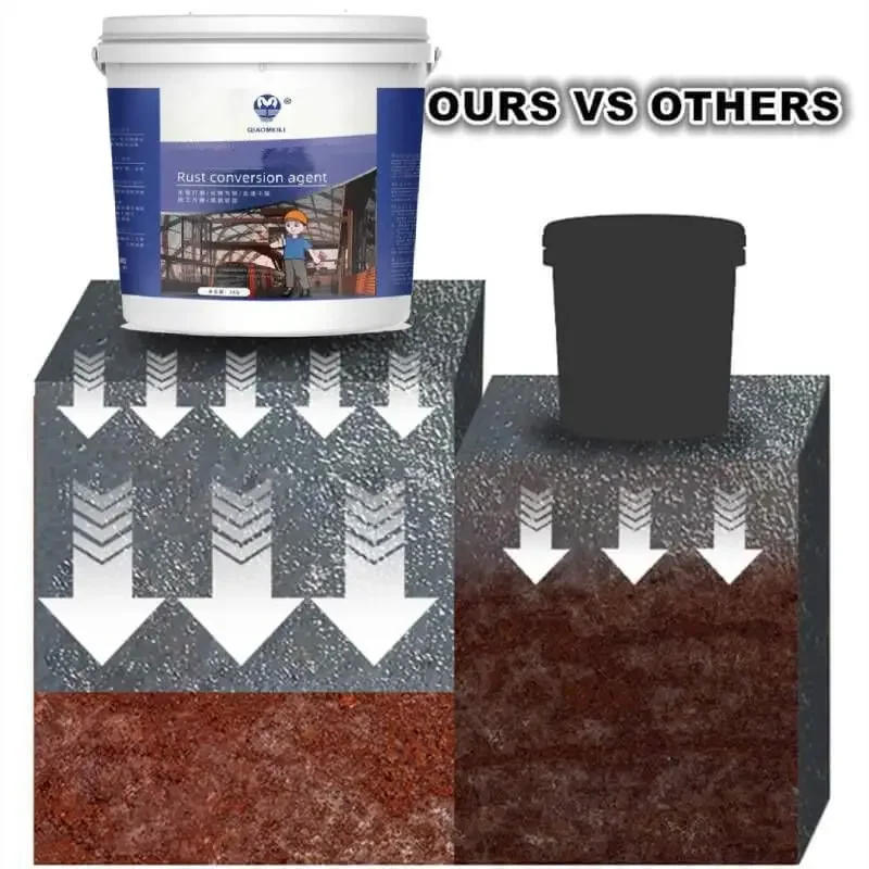 Description Picture 3 of item500g Metal Rust Remover Rust Conversion Agent Grinding-free Solid Rust Agent Color Steel Refurbishment Metal Anti-rust Paint