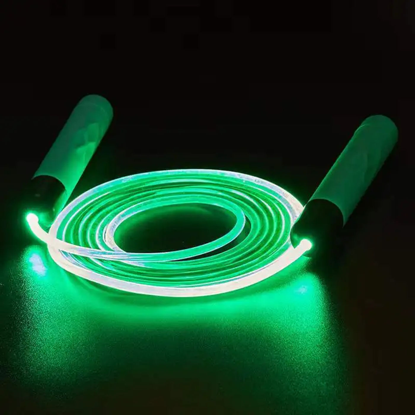 Description Picture 3 of itemFitness Adjustable Night Glowing Skip Rope Exercise LED Jump Ropes Light Up Outdoor Supplies Portable Training Sports Equipment