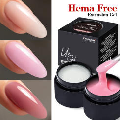 CHUNSHU 15G Hema Free Extension Nail Gel Milky White Clear Pink Color Quickly Builder UV LED Hard Gel Nail Art Construction Tool