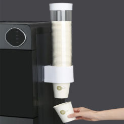 Disposable Paper Cup Dispenser Water Dispenser Home Office Wall Mounted Non Perforated Plastic Cup Holder Paper Cup Dispenser