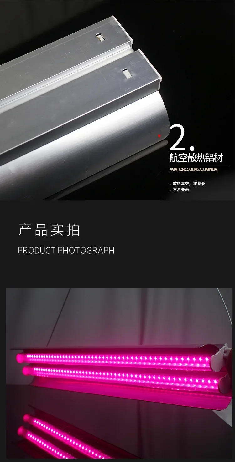 Description Picture 6 of itemLatest Growing Lamps Led Full Spectrum Plant Bulb Greenhouse Indoor Plant Grow Light EU/AU/UK/US plug Multiple colors available