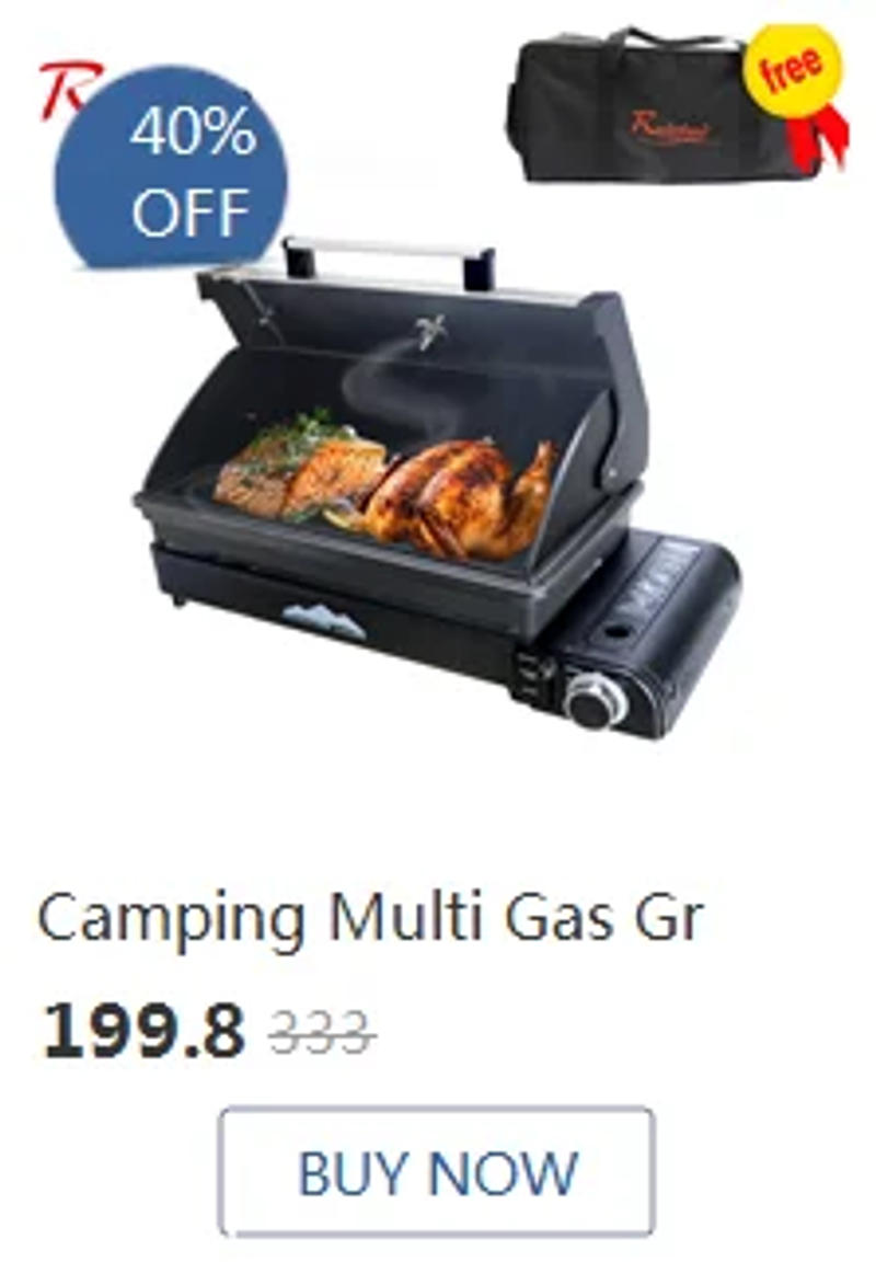 Description Picture 6 of item1.3kw New Outdoor  Cooker Gas Heater Travelling Camping Hiking Picnic Equipment Dual-Purpose Use  Stove Heater For  Fishing