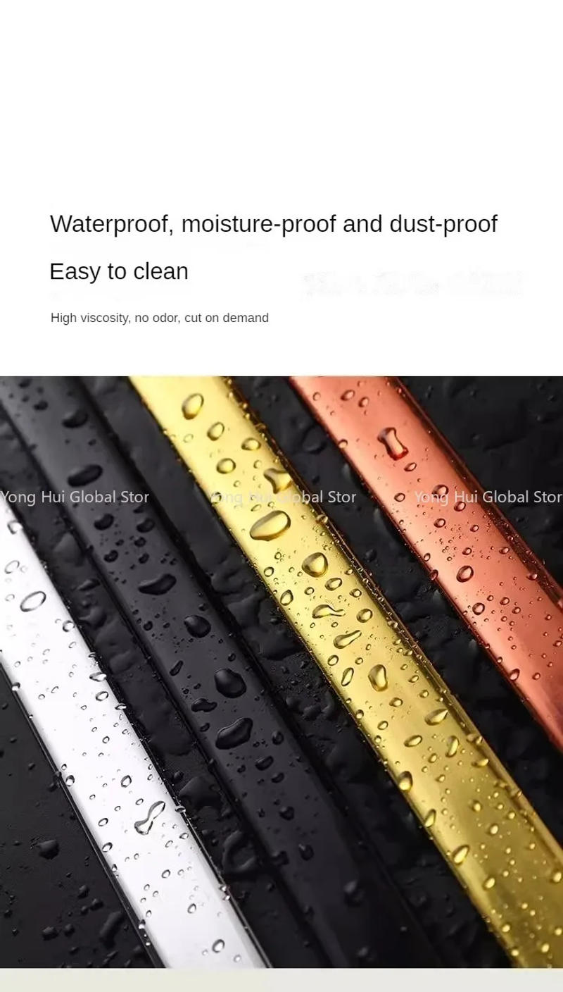 Description Picture 5 of itemNew U-shaped Edge Banding Tape PVC Self-Adhesive Furniture Decoration Strip Wood Board Cabinet Table Edge Guard Edge Banding