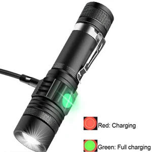 Description Picture 5 of itemLED Tactical Flashlight Rechargeable, IPX6 Waterproof Flashlight,800lm, Super Bright LED, Zoomable, Pocket-Size LED Flashlight