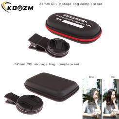 Universal With Clip Portable Professional Phone Polarizer Wide Angle Lens 37/52MM CPL Filter Circular Camera Black Accessories