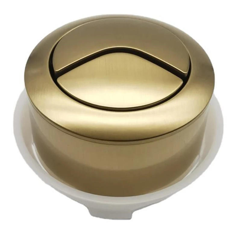 Description Picture 4 of itemUniversal Dual Flush Toilet Water Tank Button Round Valve Push Button Flush Toilet Seat Water Tank Valve Bathroom Parts