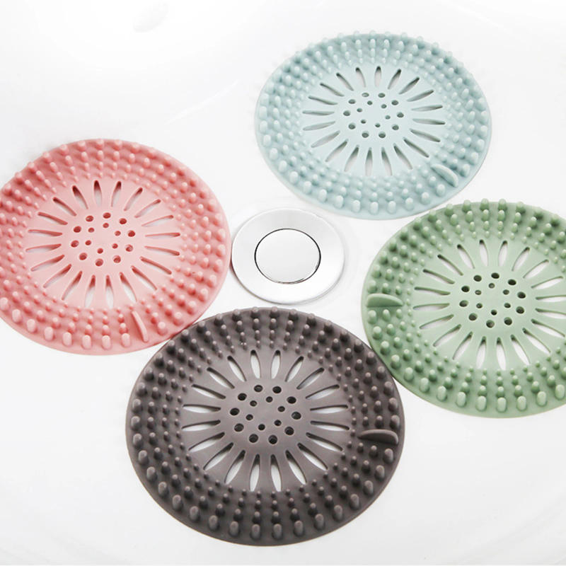 Description Picture 4 of itemNew Set of 4 Colorful Sink Strainers - Durable, Easy to Install and Remove, Hair Catcher  Kitchen and Bath