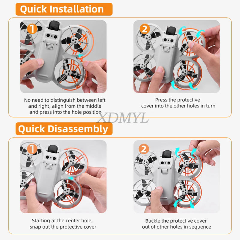 Description Picture 5 of itemAnti-Scratch Ring for DJI NEO Quick Release Paddle Protection Cover Blade Prop Bumper Spare Gimbal Bumper Blade Drone Accessory