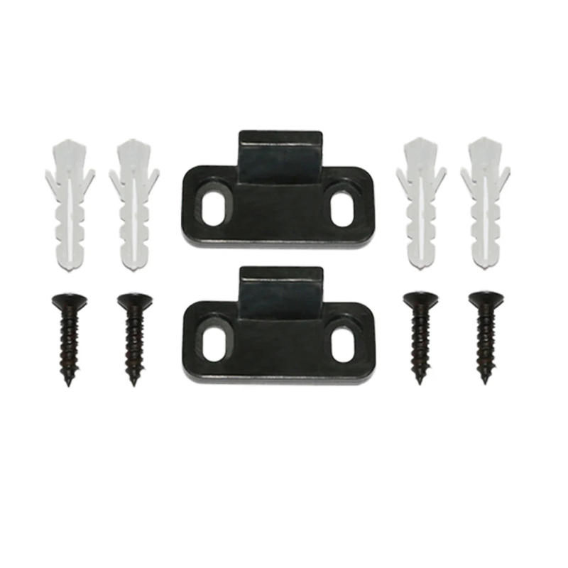 Description Picture 4 of item1pair Floor Fixing Low Noise Barn Door Floor Guide Sliding Anti Swinging Adjustable Furniture Hardware Bottom Bracket