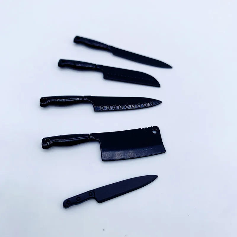 Description Picture 6 of item5pcs 1/12 Mini Cooking Utensils Knives Model Dollhouse Kitchen OB11 Miniature Dollhouse Accessories Home Decor Desk Decoration