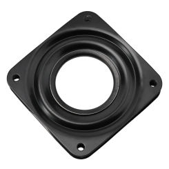High Quality Brand New Exquisite Hollow Turntable 1PCS Bearing Rotating Black Plate Desk Table Swivel Turntable