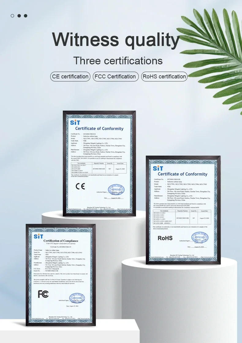 Description Picture 4 of itemLED Ultra Thin Under Cabinet Lights Motion Sensor night light Wireless Rechargeable 3 Color Lamp Kitchen Closet Cabinet Lighting