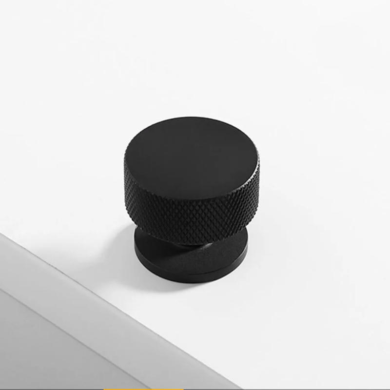 Description Picture 6 of itemKnurled Cabinet Knob Modern Simple Round Single Hole Handle Aluminum Alloy Cabinet Handle For Household Hardware