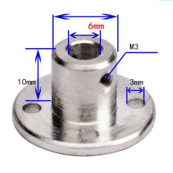 Screws Flange Coupling Motor Guide Motor Plug Power Tools Shaft Coupling 22x22x12mm 8pcs Fixing Screws Flange Couplings
