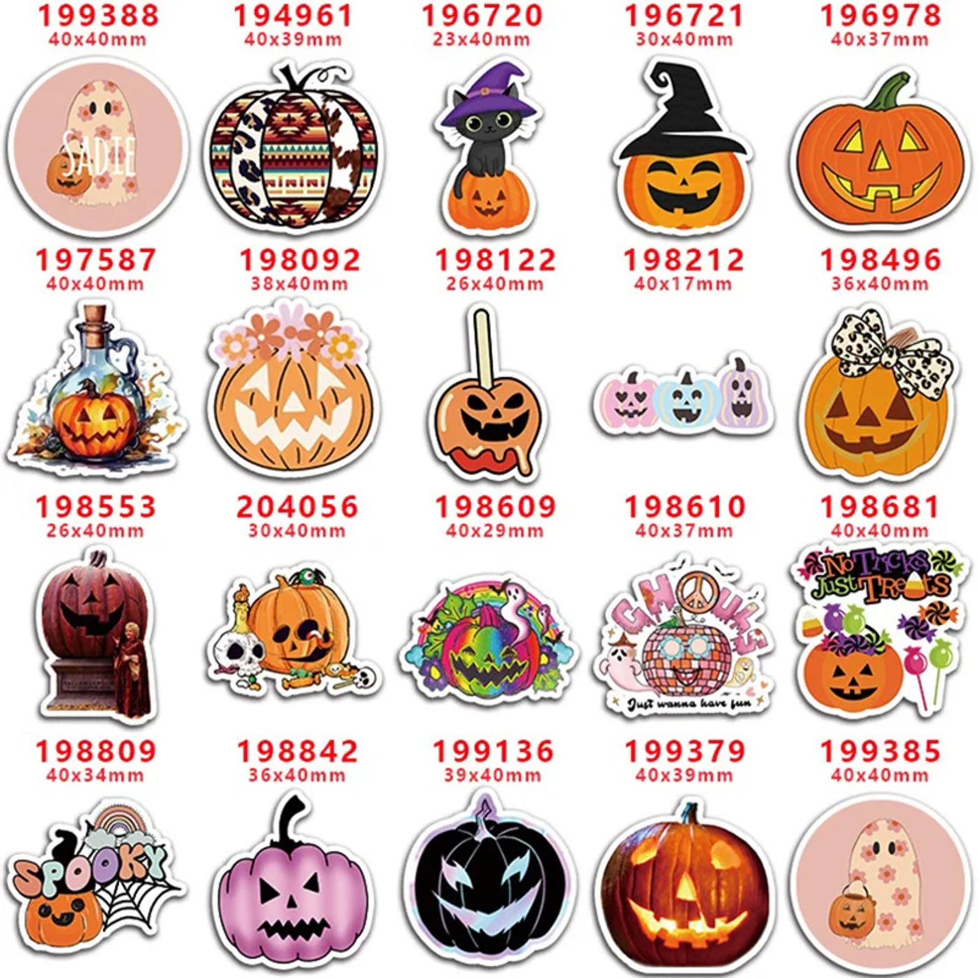 Description Picture 2 of itemHallowmas Custom Resin Flatback for Hair Bows, Planar Resin Crafts, DIY Phone Decorations, PR194961, 10 Pcs
