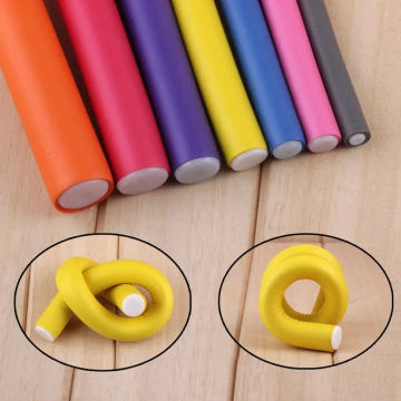 10 Pcs/Lot Soft Hair Curler Roller Curl Bendy Rollers DIY Magic Curlers Tool Styling Sponge Curling