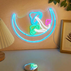 Mushroom Cute Neon Signs LED Neon Light Sign Light Up Neon Signs, 3D Wall Art & Game Room Bedroom Living Room Party Decor Lamp