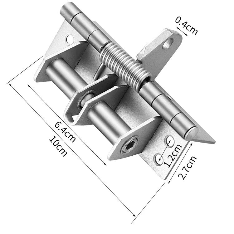 Description Picture 6 of item4 Inch Hidden Door Closer 90 Degrees Positioning Soft Close Spring Hinge Stopper For Screen Door Cabinet Furniture Hardware
