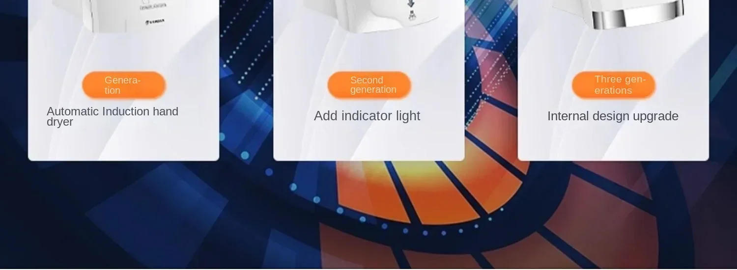 Description Picture 3 of item220V Morton Automatic Hand Dryer with Sensor, Quick Drying and Hygienic for Bathroom