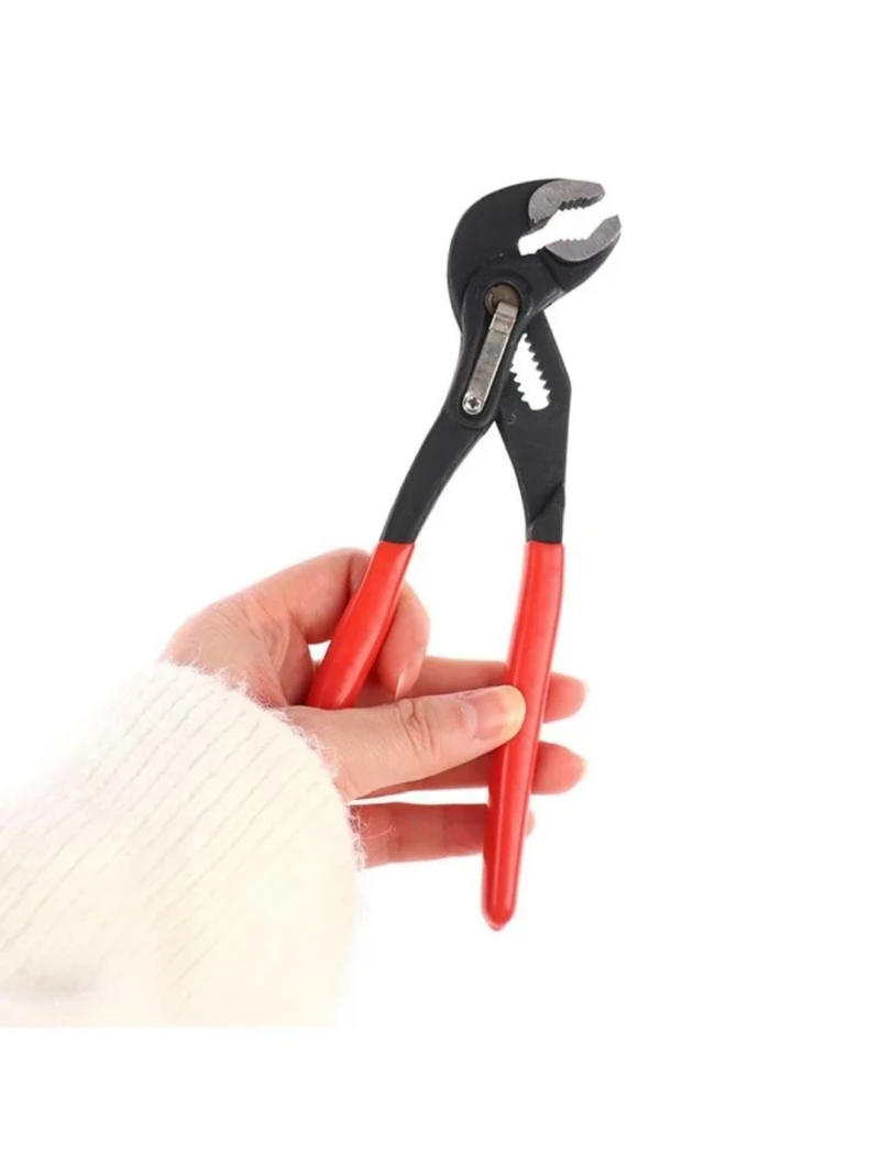 Description Picture 5 of item7/10/12 Inch Water Pump Pliers Quick-Release Plumbing Pliers Pipe Wrench Adjustable Water Pipe Clamp Pliers Household Hand Tools