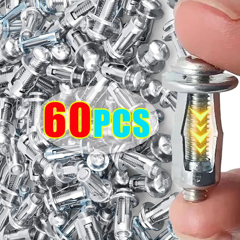 Description Picture 3 of itemExpansion Jack Nuts Screw Petal Screws Anchors Metal Expansion Plugs For Curtain Clamp Petal Rivet Lock Bolt Board Wall Fastener
