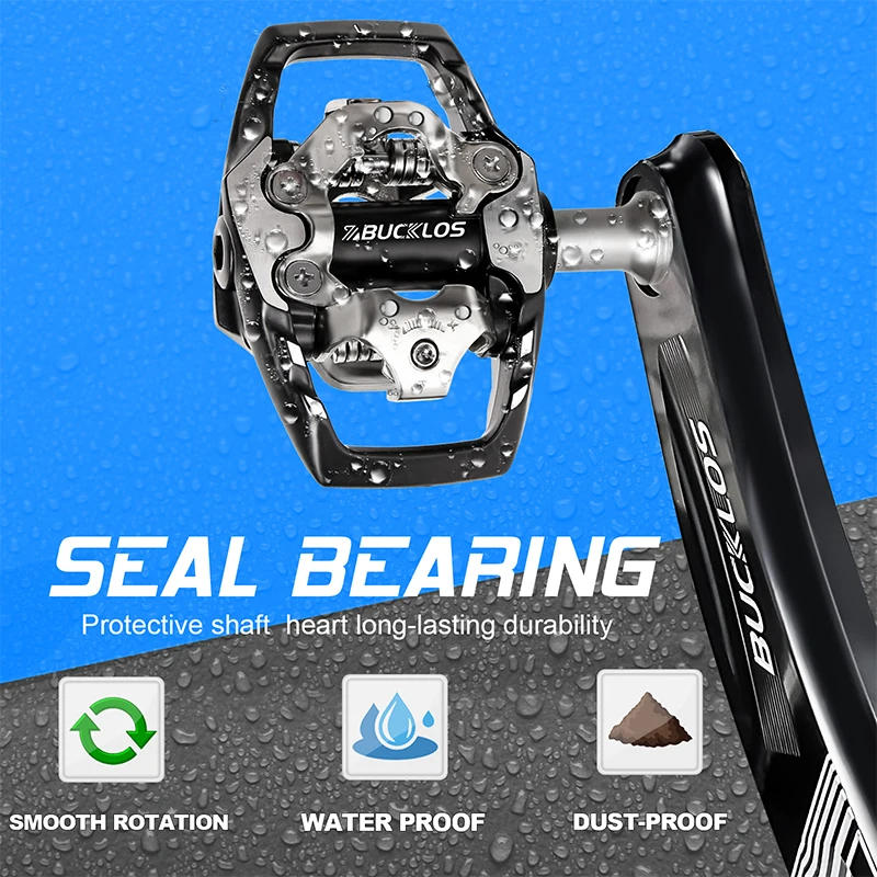 Description Picture 6 of itemBUCKLOS PD-M780 MTB Lock Pedals Aluminum Alloy Mountain Bike Self-Locking Pedal for SPD Double Side Lock Pedal Bicycle Parts