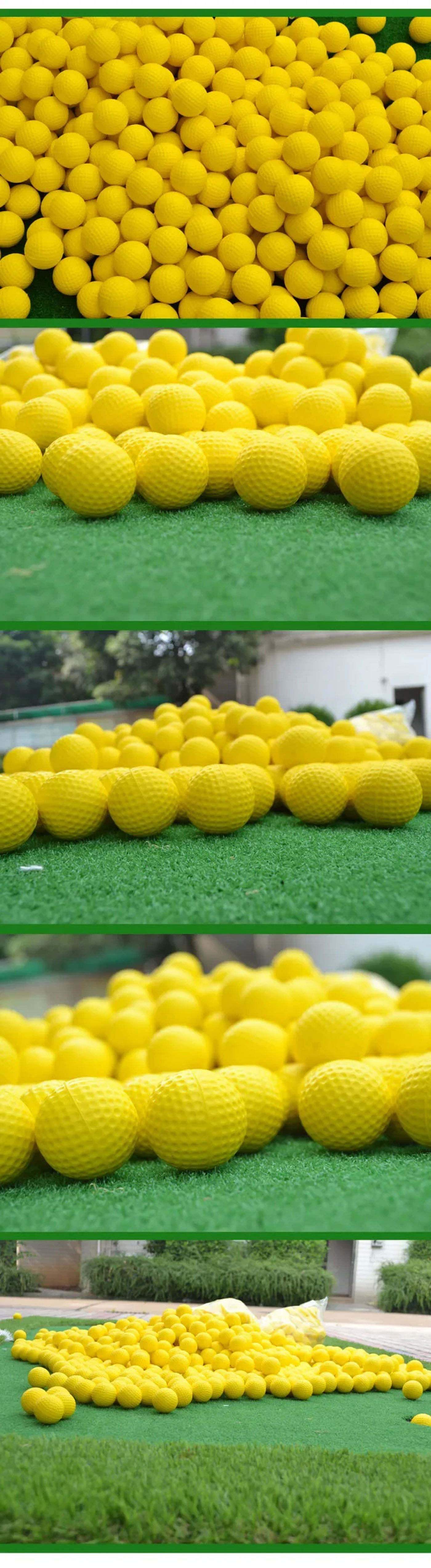 Description Picture 4 of itemPGM 10pcs Golf Balls Light Indoor Outdoor Training Practice Golf Sports Sponge Elastic PU Foam Balls Q008