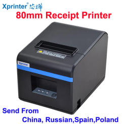 Xprinter 200mm/s 80mm Receipt Printer With Auto Cutter Thermal Printer POS printer Kitchen For Milk tea shop XP-N160II T80A 80T