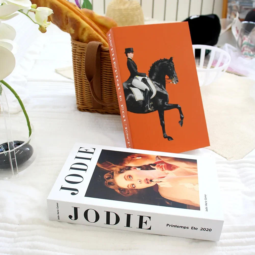 Description Picture 3 of itemLiving Room Decoration Fake Book Home Hotel Decorative Books Bookcase Prop Books Shelf Ornaments Coffee Table Books Box