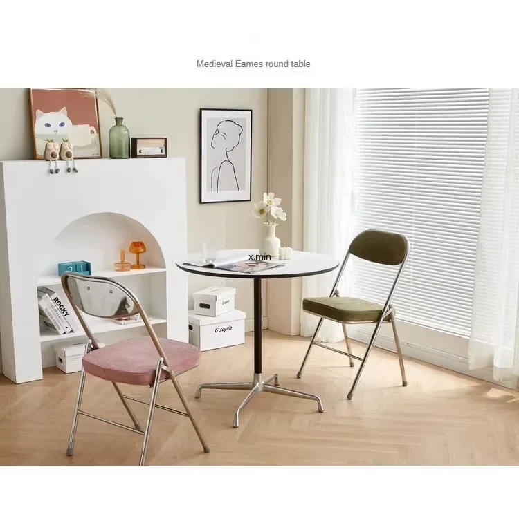 Description Picture 2 of itemRound Outdoor Dining Table Onement Small White Entryway Hallway Coffee Tables Mobile Apartment Mesas De Jantar Kitchen Furniture