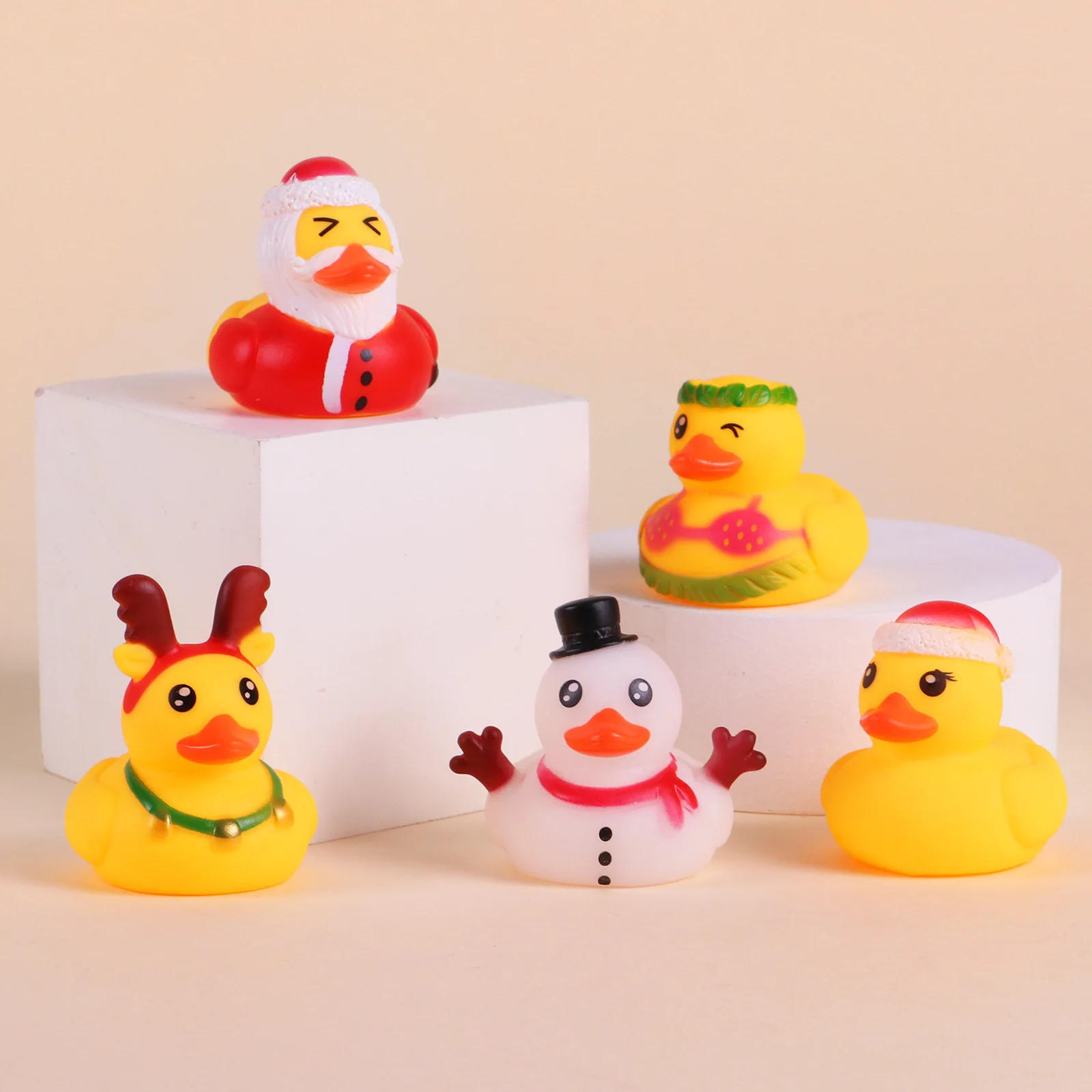Description Picture 5 of item2024 Advent Calendar 24 Rubber Ducks Toy for kids Christmas 24 Days Countdown Fun Toys Gifts For Kids Xmas Party Favor Gifts