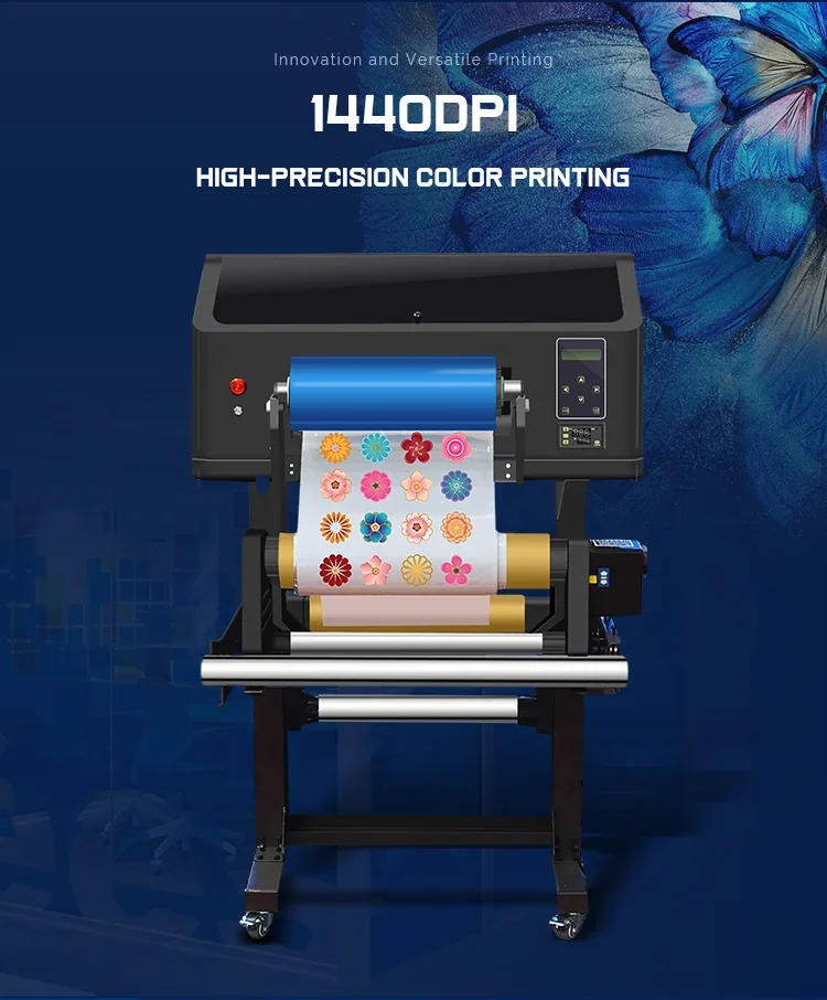 Description Picture 4 of itemEraSmart Inkjet 35Cm A3 Roll Gold Silver Ab Film Uv Printing Machine Dtf Bottle Cup Wrap Sticker Printer With Laminator