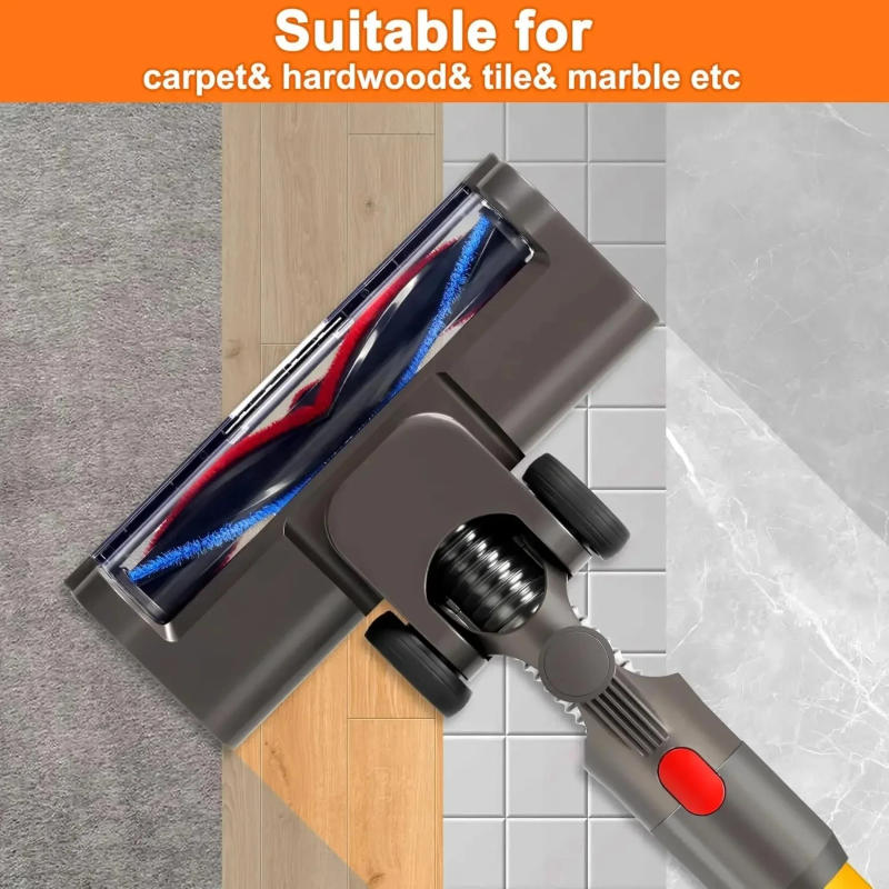 Description Picture 4 of itemCleaner Head Bristle Roller Brush For Dyson V7 V8 V10 V11 V15 Cordless Vacuum Attachment with LED Lights for Hardwood and Carpet