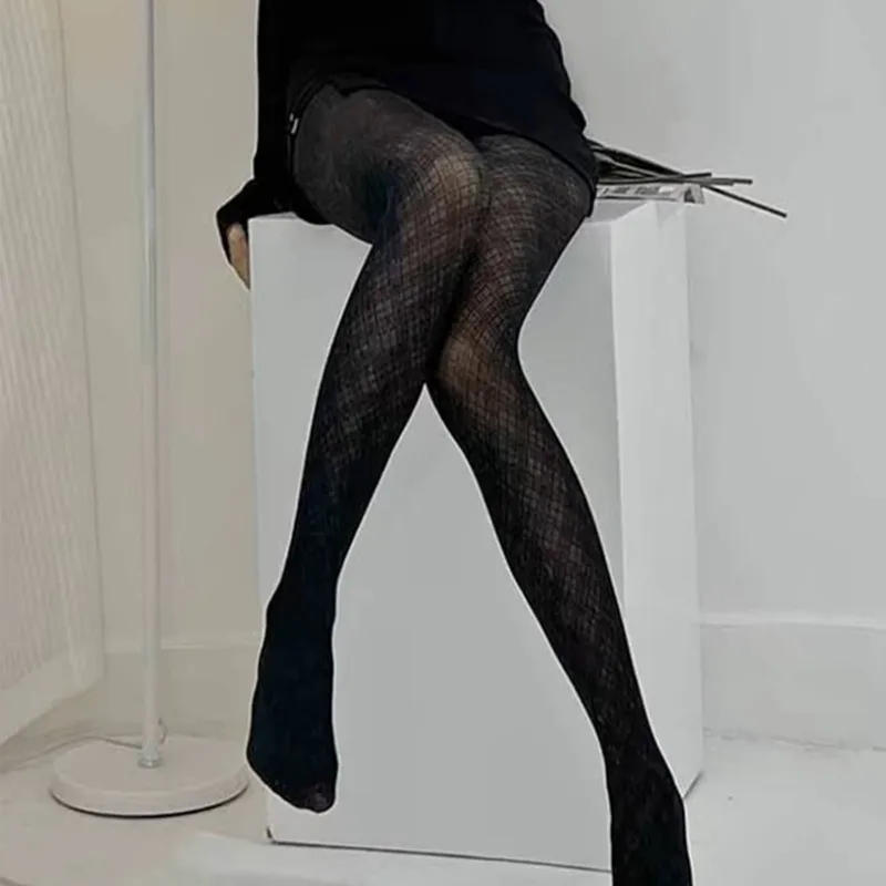 Description Picture 6 of item2025 Spring Sexy Black Stockings Lingeries for Women Tights High NightClub Party Gifts Women Pantyhose Stocking Fashion Girls