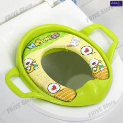 Toddler Toilet Potty Training Seat Non-slip Lightweight with Splash Guard Suitable for Boys and Girls Soft Training Toilet Seat