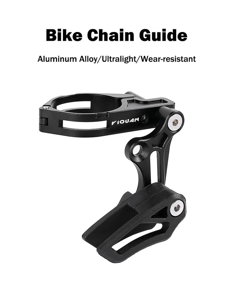 Description Picture 2 of itemAdjustable Mountain Bike Chain Guide Durable Aluminum Alloy Single Speed Down Hill MTB Chain Protective Drop Cover For 27.2-34.9