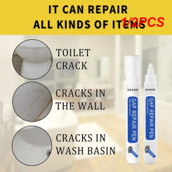 1/2PCS Tile Marker Waterproof Grout Pen Repair Marker Wall Seam Pen For Tile Floor Bathroom Quick White Grout