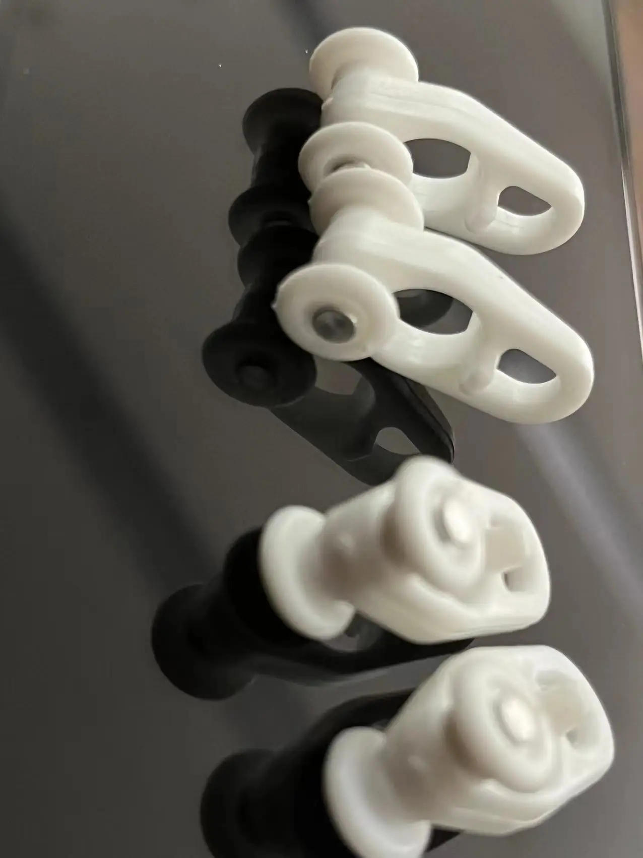 Description Picture 3 of item10PCS plastic slide rail wheel curtain straight rail curved rail roller hook and loop window decoration hardware accessories