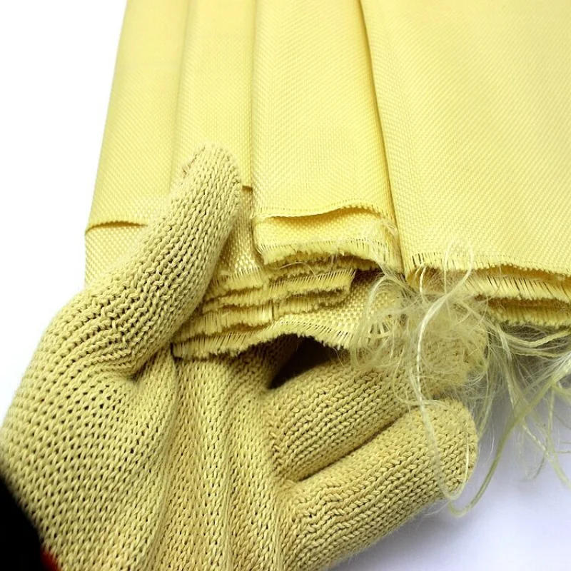 Description Picture 6 of itemPlain Yellow Color Kevlar Fabric, Aramid Fiber Cloth, Carbon Fiber Fabric, Bulletproof Fabric for Clothing, 100cm Width