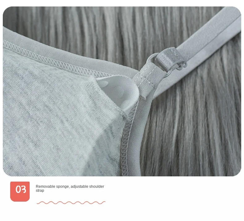 Description Picture 4 of item8-16 Years Kids Bras Young Girls Underwear Teenage Training Bras Women Cotton Kids cute Brassiere Tube Tops Girl's Sport Bras