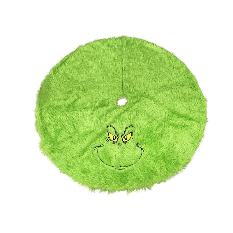 Description Picture 3 of itemGrinchs Christmas Tree Skirt Decoration, Holiday Decoration Supplies 2024 Gift Suministros Para Fiestas