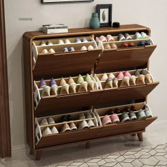 Wooden Modern Rack Shoe Cabinet Shelf Living Room Organizer Narrow Shoe Cabinets Hallway Space Saving Home Furniture c