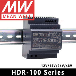 Mean Well DIN Rail LED Driver HDR-100 Series meanwell 12v/15v/24v/48v LED Transformer LED Power Supply Adapter